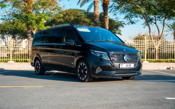 Black Mercedes V300 Avantgarde Extra Long, 2025 Photo 8