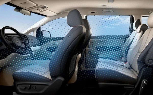 Silver KIA Carnival, 2018 Photo 6