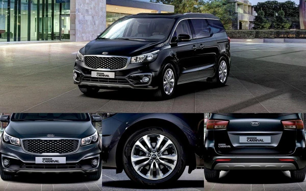 Silver KIA Carnival, 2018 Photo 7